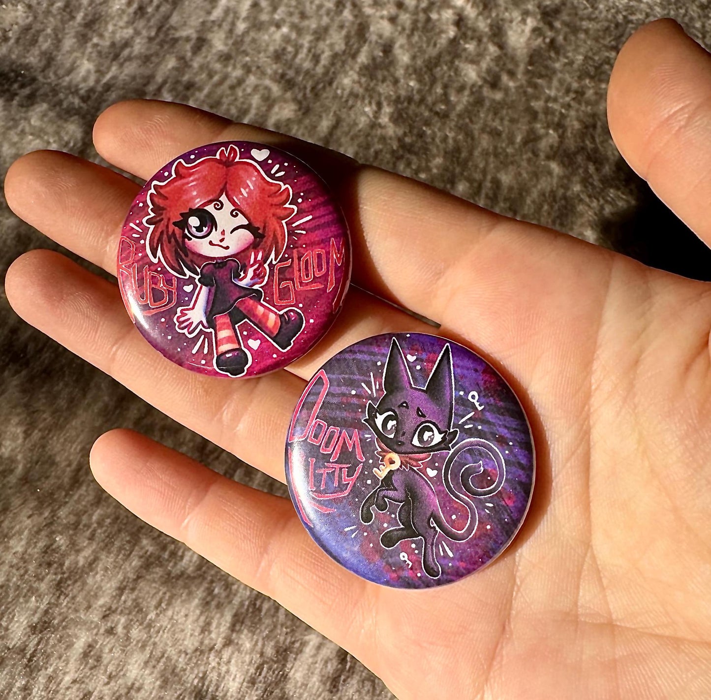 Ruby Gloom and Friends - Pins!