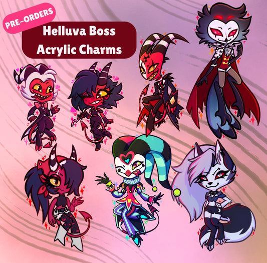 Helluva Acrylic Charms