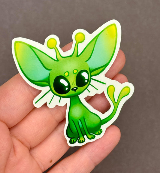 Alien Kitty - Sticker