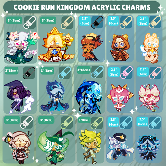 Cookie Run Kingdom - Acrylic Charms