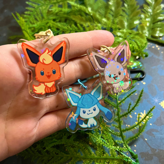 Shiny Eeveelution charms